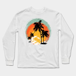 Tropical island Long Sleeve T-Shirt